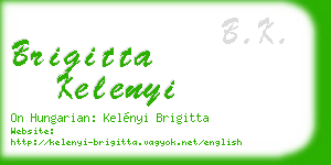 brigitta kelenyi business card